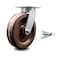 Service Caster 8 Inch Kingpinless High Temp Phenolic Wheel Swivel Caster with Swivel Lock SCC SCC-KP30S820-PHRHT-BSL - alternate 1